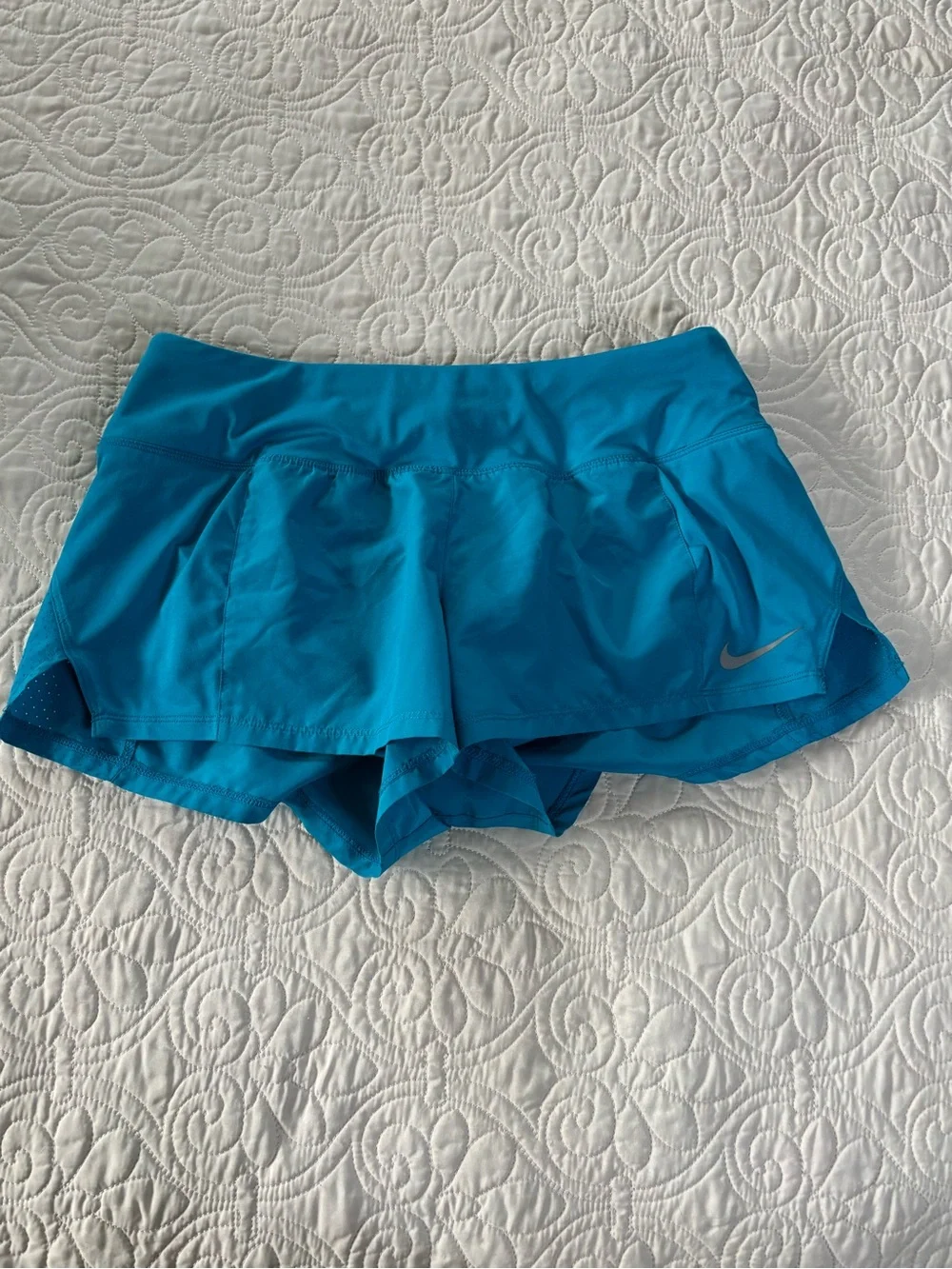 Nike Women’s Teal Blue Lined Athletic Shorts